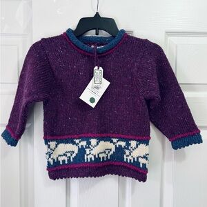 NWT Tahilla Knitwear Handmade Kids Pullover Sweater